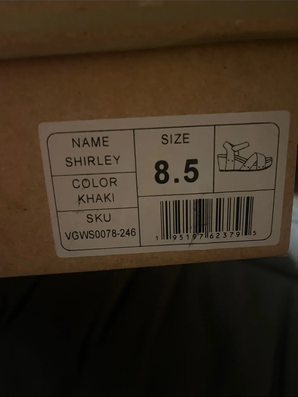 Khaki Women's Wedge Sandals - Unbranded